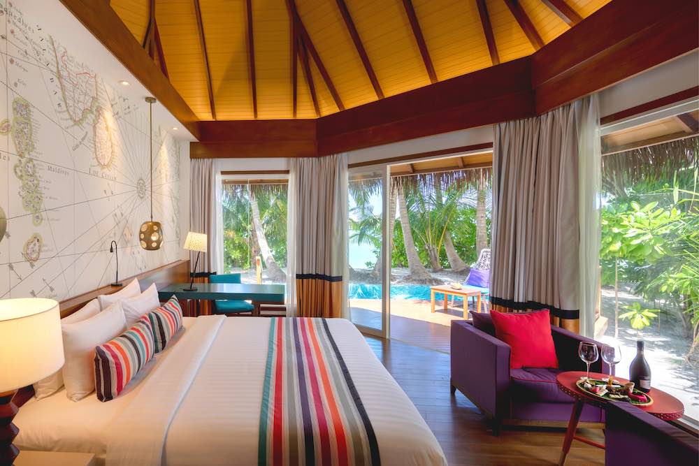 Beach Pool Villa at Mercure Maldives Kooddoo Resort, view 2